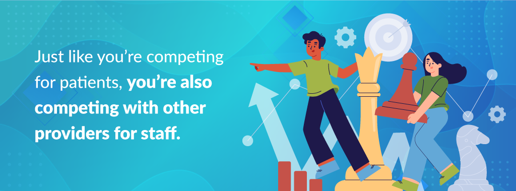 competition for great staff members is tough