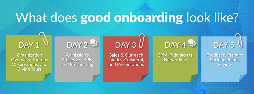 What does good onboarding look like