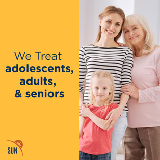 sun treats people of all ages
